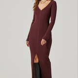 Glenda Sweater Dress - Mulberry [ASTR]