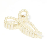 Pearl Bow Hair Clip