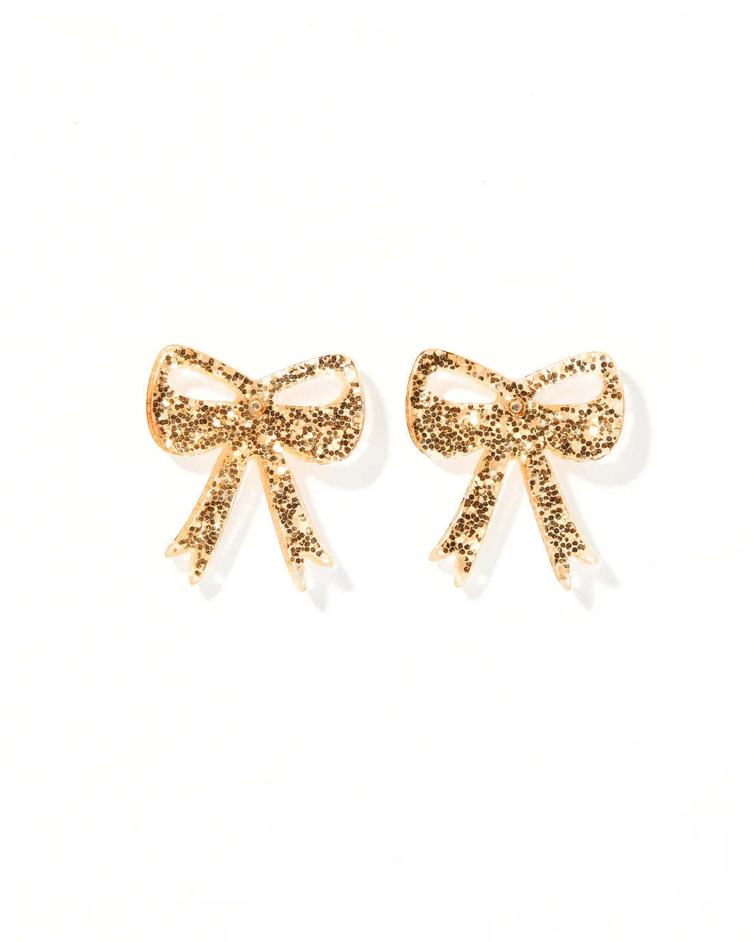 Sophia Gold Glitter Earrings