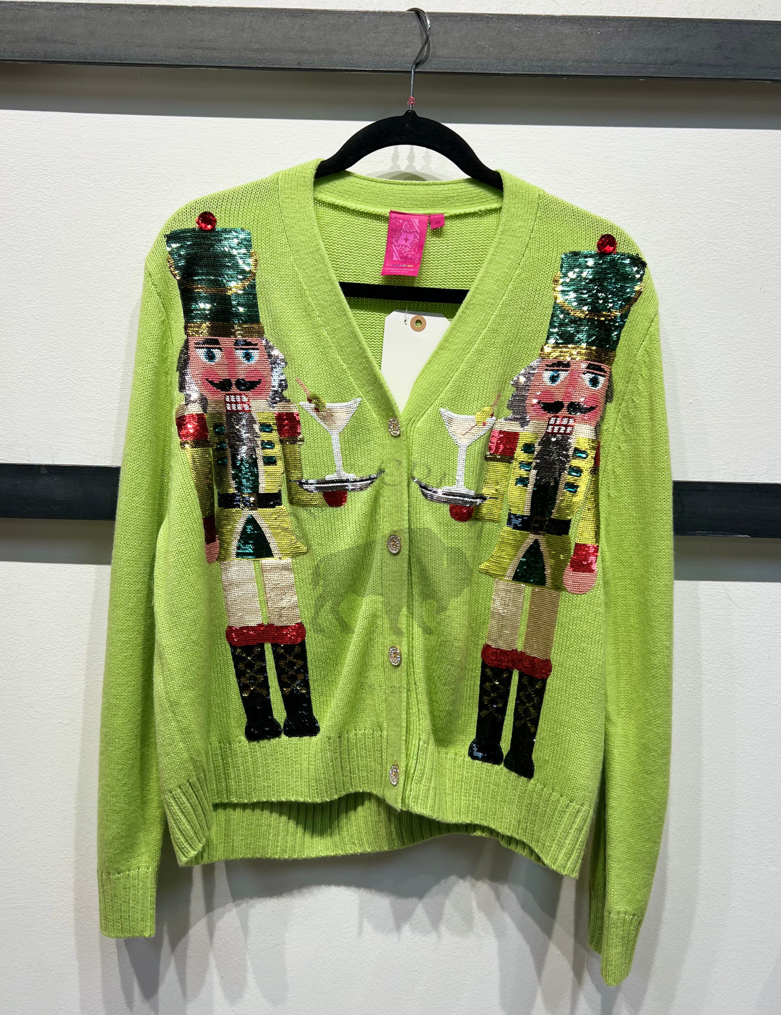 Martini Nutcracker Cardigan - Pale Green [Queen of Sparkles]