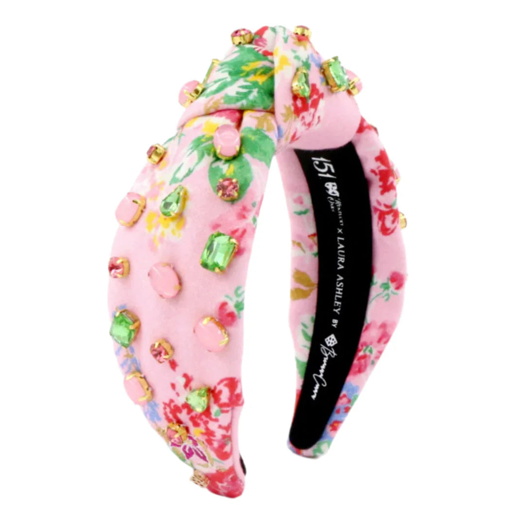 Kentucky Oaks x Laura Ashley Pink Floral Headband [Brianna Cannon]