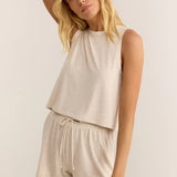 Warmer Days Tank - Heather Linen [Z Supply]