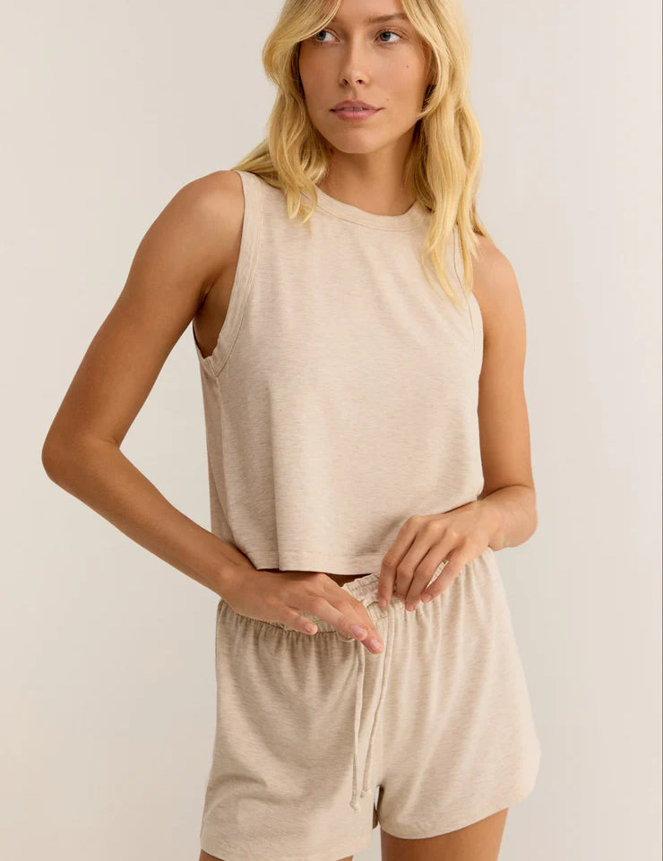 Warmer Days Tank - Heather Linen [Z Supply]