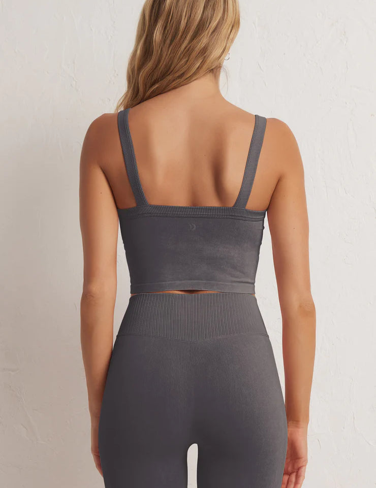 Good Day Seamless Tank Bra - Graphite [Z Supply]