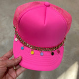 Smiley Trucker Hat Chain