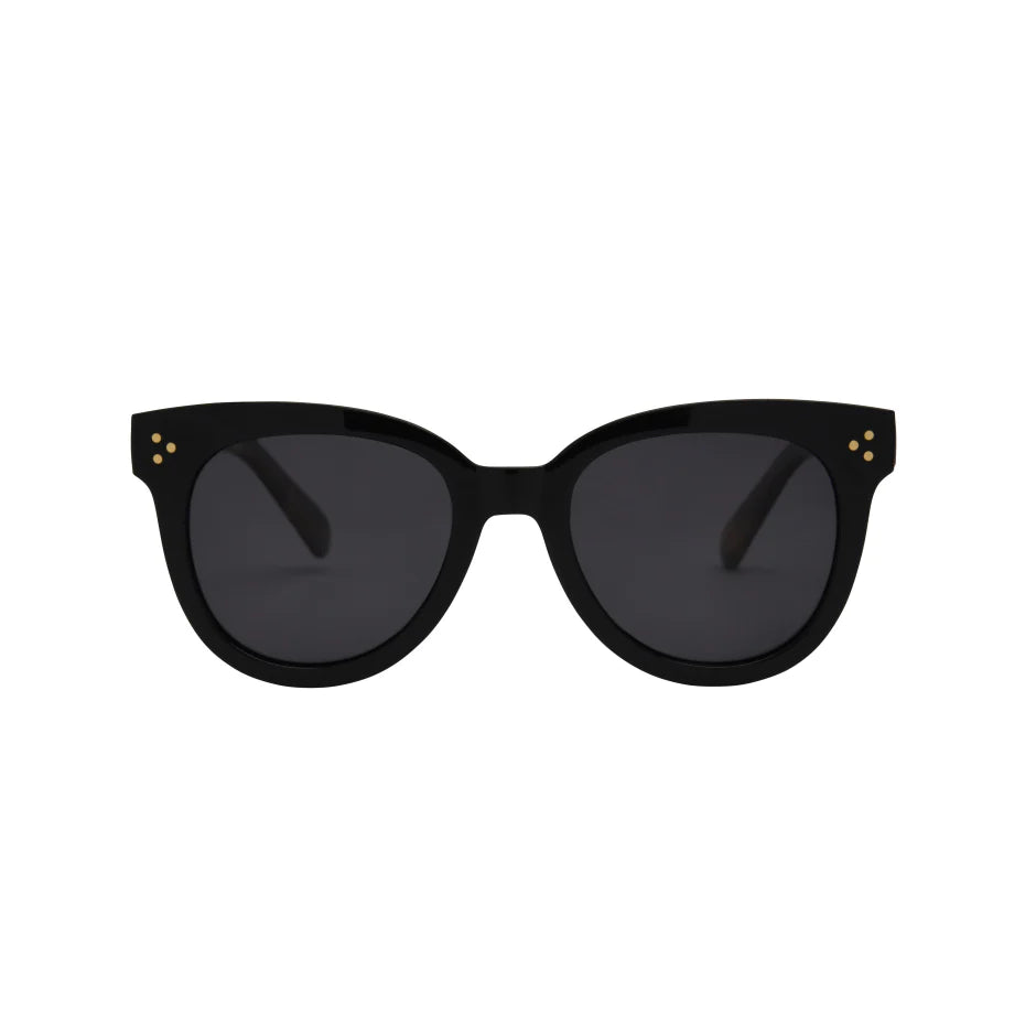 Cleo Sunglasses Black / Smoke Polarized Lens