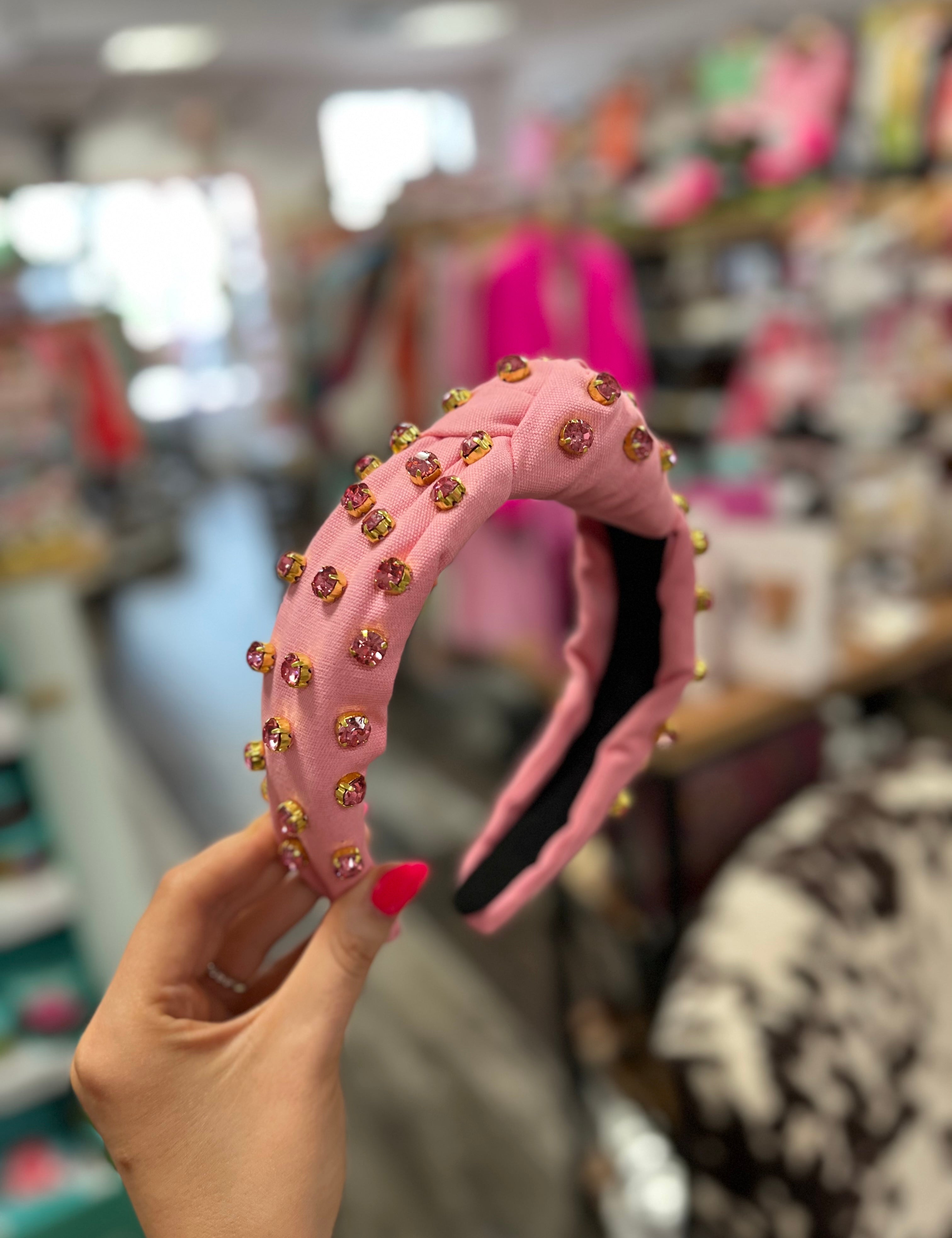 Pink Crystal Headband