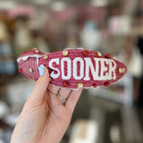 Boomer Sooner Cross Stitch Headband