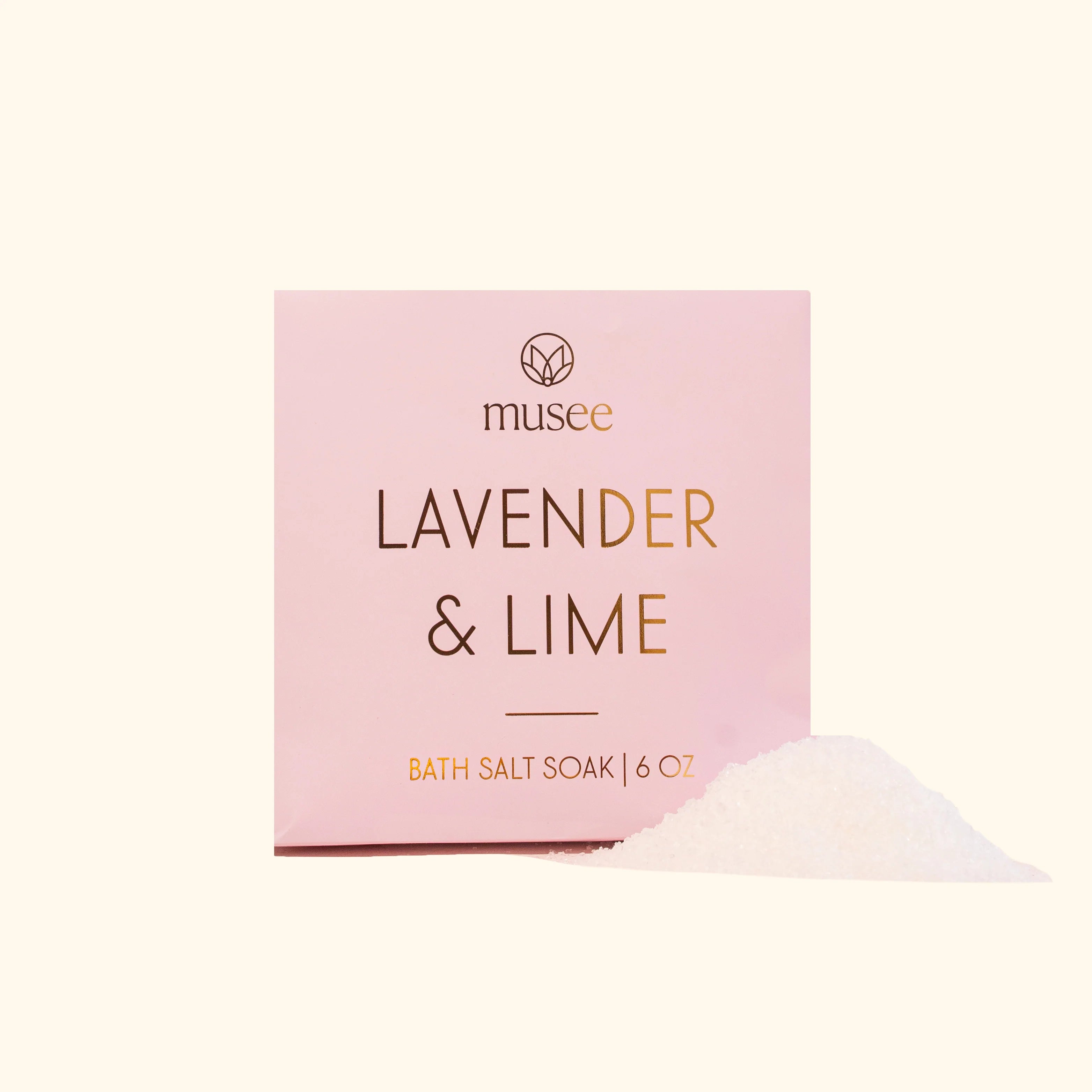 Lavender & Lime Mini Bath Salt Soak - Musee