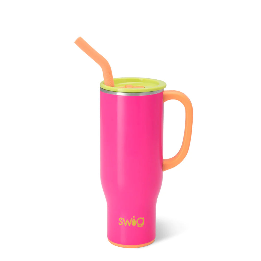 Tutti Frutti Mega Mug with Straw (30oz)