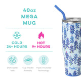 Bluebonnet Mega Mug Tumbler with Straw (40oz)