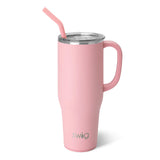 Blush Mega Mug Tumbler with Straw (40oz)