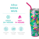 Paradise Mega Mug Tumbler with Straw (40oz)