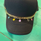 Smiley Trucker Hat Chain