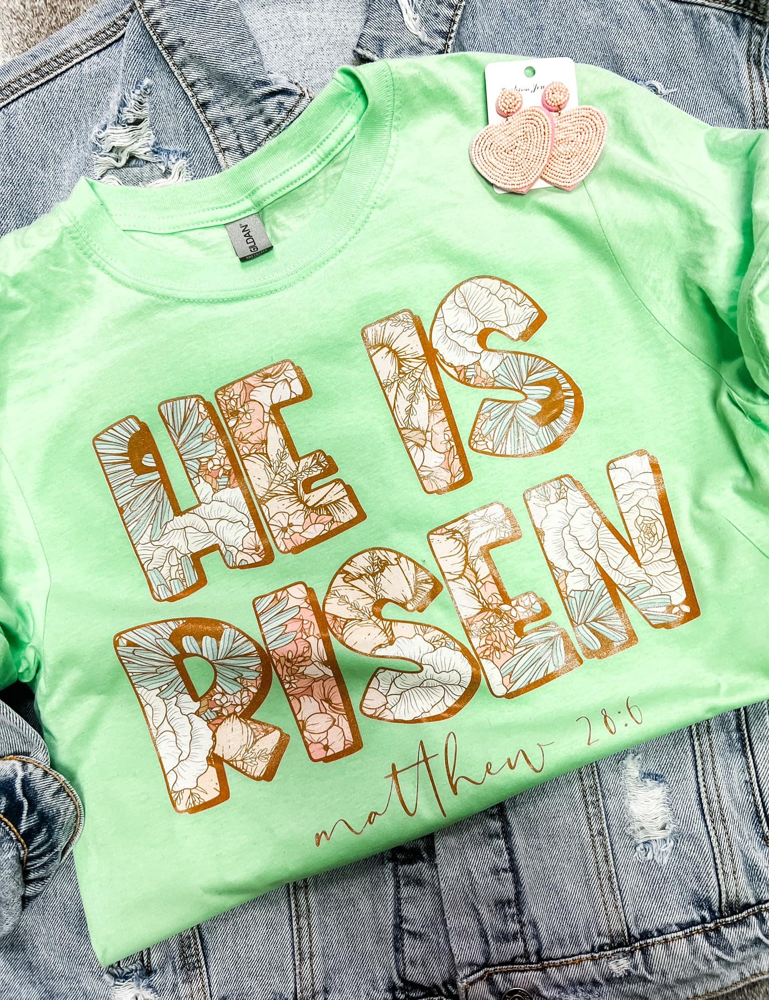 He Is Risen Tee