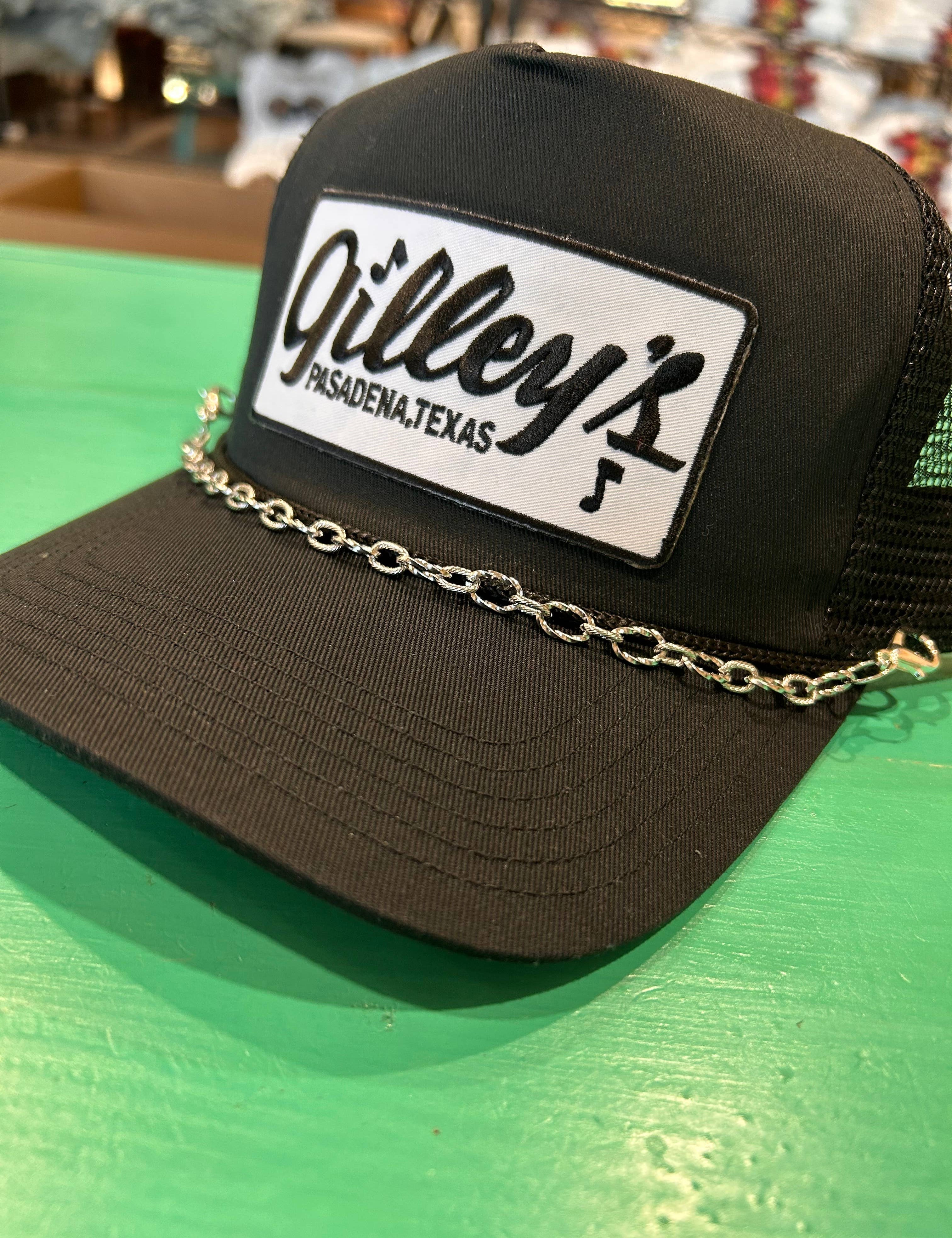 Twisted Links Trucker Hat Chain Silver