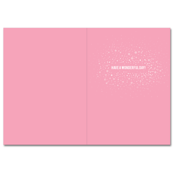 GLITTER OMBRE BIRTHDAY GREETING CARD