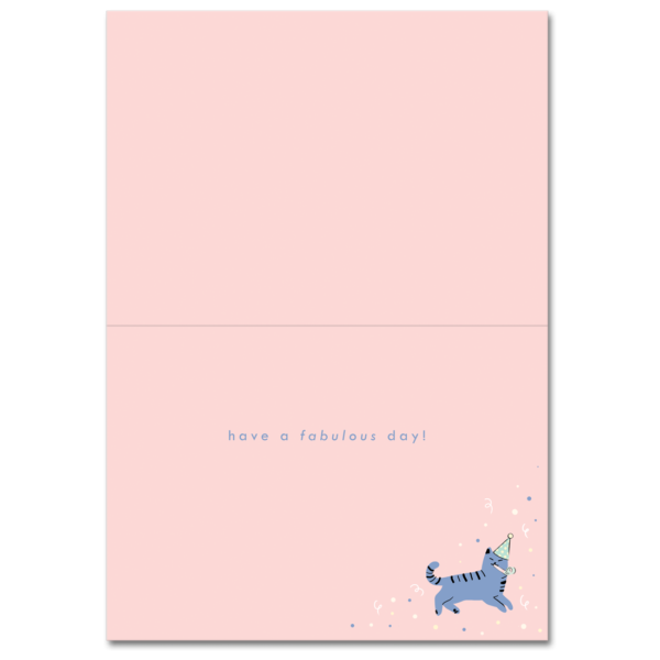 PURRFECT BIRTHDAY GREETING CARD