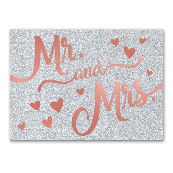 MR. & MRS. GREETING CARD