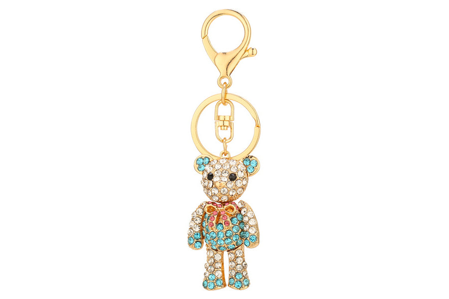 Blue Bear Keychain